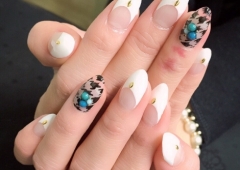 ホワイトフレンチ♡ちどり