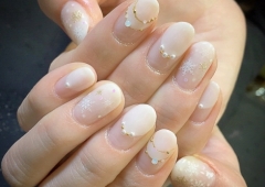 ミルキーホワイト♡雪の結晶