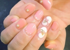 ピーチドラジェとベビーピンク♡