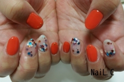 ORANGE Nail!!