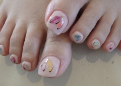 ニュアンスフラワーネイル♡予約空き状況