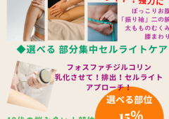 こびりつき「セルライト」は、溶かして流して!痩せる!